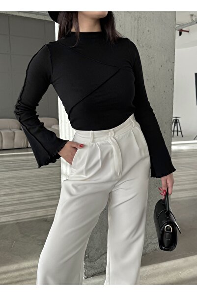 EYLANA АСИМЕТРИЧНИЙ ДИЗАЙН ІСПАНСЬКИЙ РУКАВ БОДІ