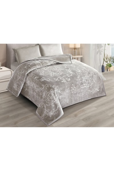 Gerenic بطانية 6كيلو نفرين طابقين وجهه محفور وجهه ساده بملمس ناعم ودافئ مقاس ...