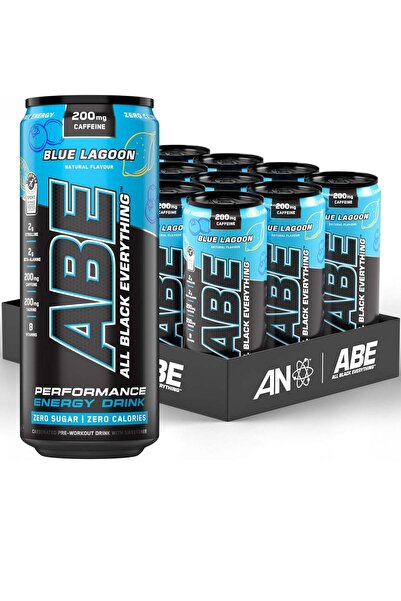 applied nutrition Abe Energy Plus Pre Workout With Blue Lagoon Drink 250Ml Pack Of 12