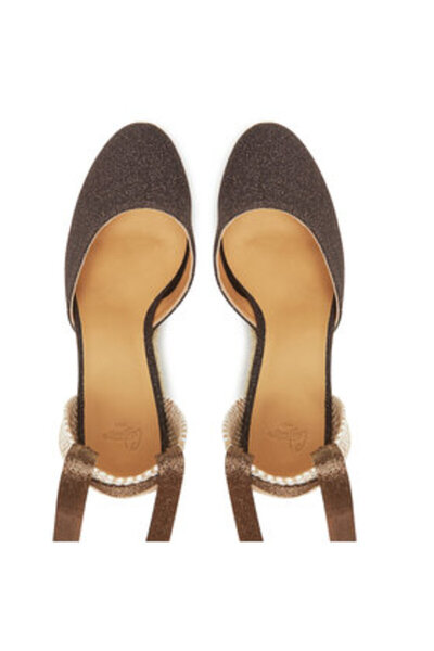 Castaner Γυναικείες εσπαντρίγιες καφέ CASTANER-021767-4028 ΚΑΦΕ/ΧΡΥΣΟ