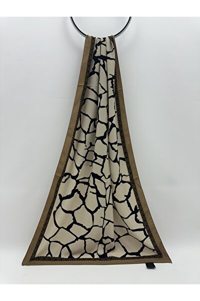 CARLİNA Medine İpeği Mermer Desen Taş-Taba Şal