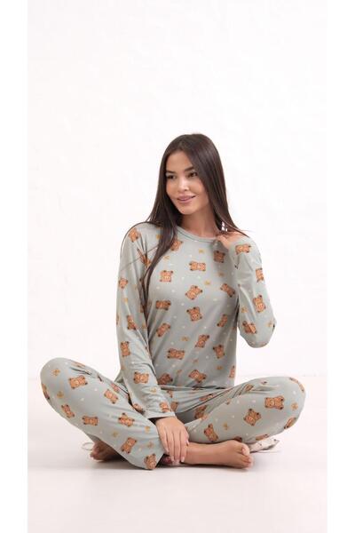Hepyek Cotton long sleeve pajama set