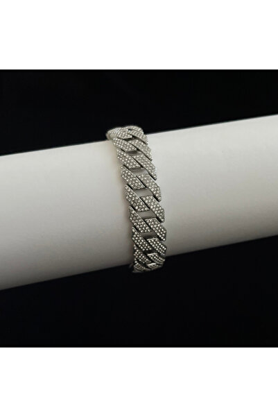 ElectraStore Brățară Unisex Cuban Diamond