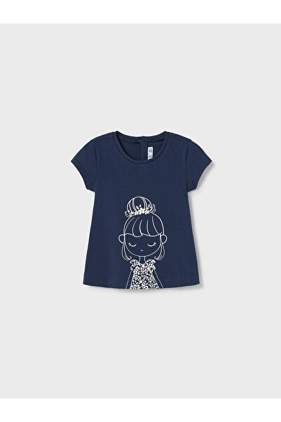 MAYORAL Κορίτσι T-Shirt 1013 Μπλε Σκούρο Μπλε