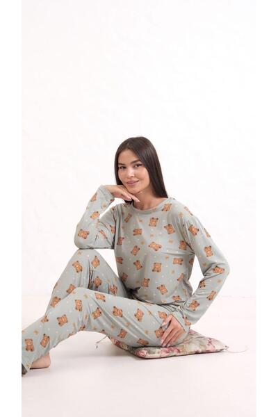 Hepyek Cotton long sleeve pajama set