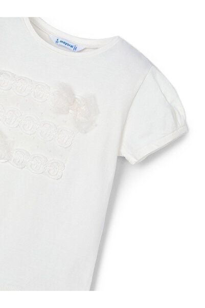 MAYORAL Κοριτσίστικο T-Shirt 3001 47 Εκρού