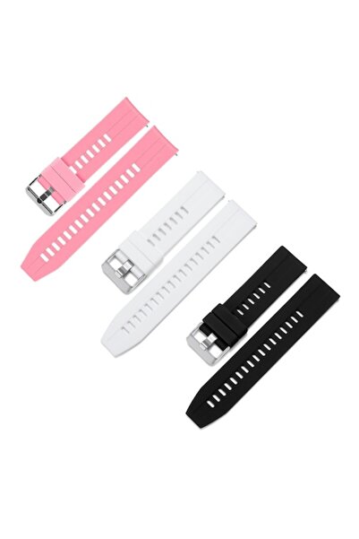 OptimStar Set curea ceas inteligent, 3 piese, lățime 22 mm, Samsung, Xiaomi, ...