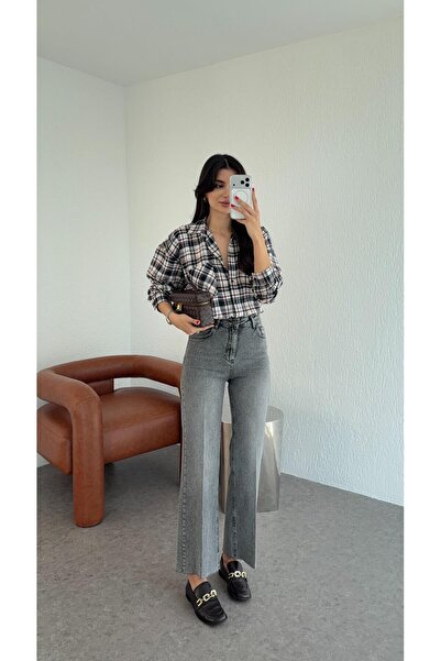 HAZELANNA Anthracite Flare Jean