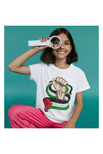 ALPŞAN TİCARET Μπλουζάκι με σημαία της Παλαιστίνης Σχέδιο ελευθερίας και αντι...