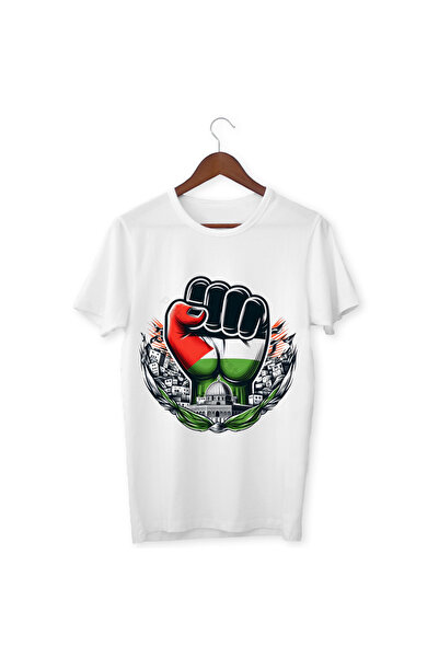 ALPŞAN TİCARET Free Palestine Themed T-Shirt Flag Design Palestine T-Shirt Unisex Kids and Adult