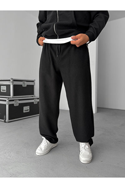 BYBASICMAN Siyah Jakar Baggy Eşofman HM-0014
