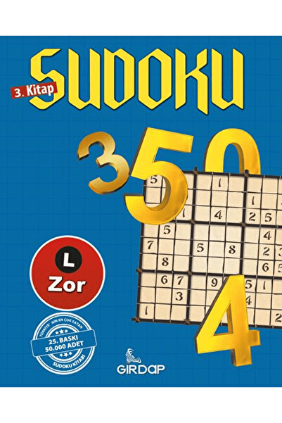 Girdap Kitap Sudoku 3. Kitap - Zor / Salim Toprak / / 9786056563928