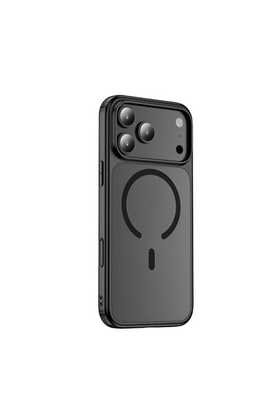 Wlons iPhone 17 Pro Uyumlu Kılıf M-safe Şarj Özellikli Mat Arka Yüzey Lola Ka...