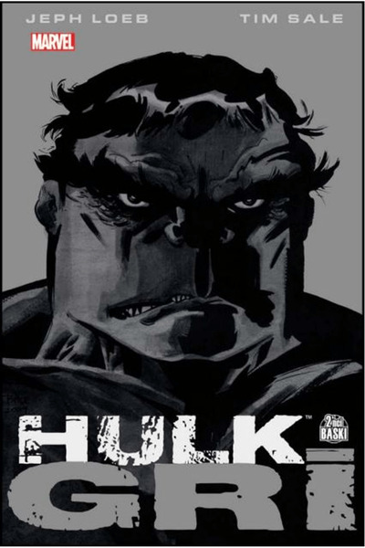 Marmara Çizgi Renkler Serisi: Hulk - Gri / Tim Sale / / 9789756129425