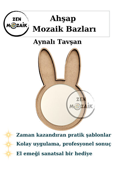 Zen Mozaik Kolay Mozaik Yapım Bazı | Boyama ve Mozaik Yapımına Uygun Hazır Şa...