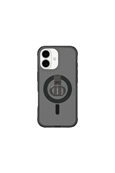 Amazingthing iPhone 17 Uyumlu Kılıf M-safe Şarj Özellikli Yüzük Standlı Titan...