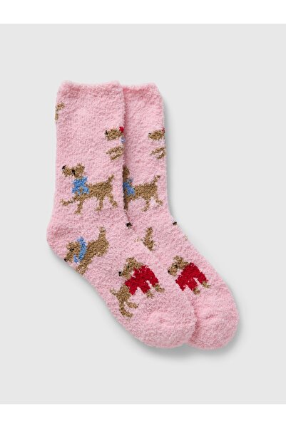 GAP Kadın Pembe Cozy Çorap