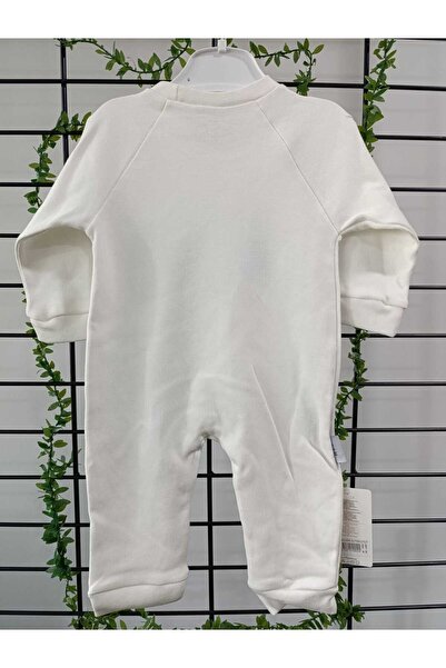 Ersel Baby Cotton Teddy Bear Printed Romper - Long Sleeves and Comfortable