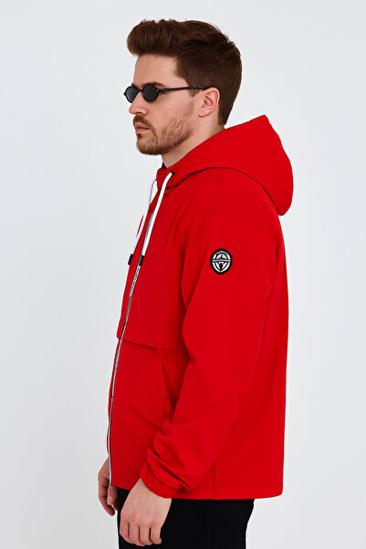 comstar Чоловічий принтований червоний вітровка з капюшоном та дощовик