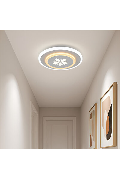 Alista Home Lustra LED GUARELLA, 30 W, Rotunda, lumina Rece/Calda/Neutra, Alb
