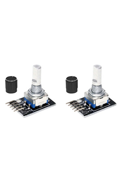 Choice11 2 قطعة 1-8 قطع KY-040 وحدة ترميز دوارة 360 درجة مع غطاء مقبض 5 فولت ...