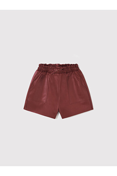 MAYORAL Σορτς από δερματίνη για κορίτσια 7206 Μπορντό