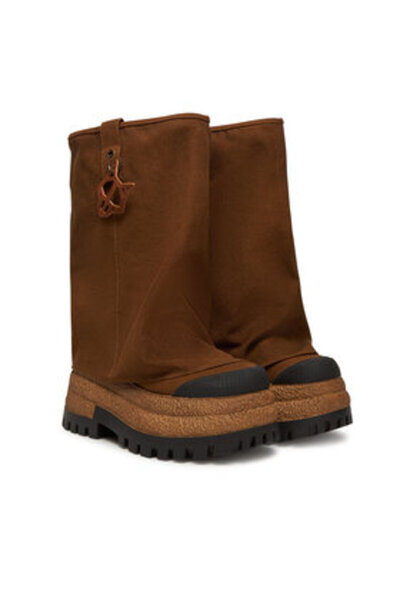 NAKED WOLFE Γυναικείες Μπότες καφέ NAKED WOLFE-DISTURB TOFFEE DISTRESS TOF