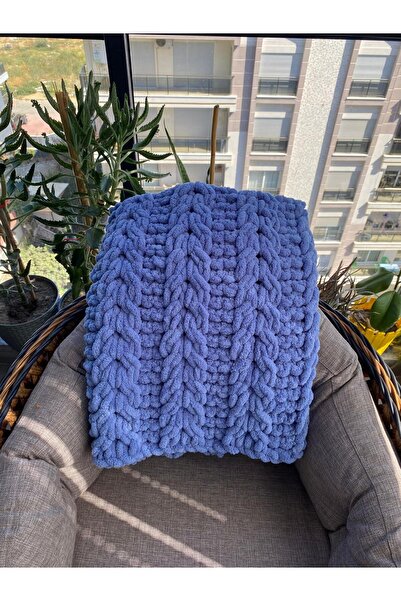 Alizee el örgüsü bebek battaniyesi