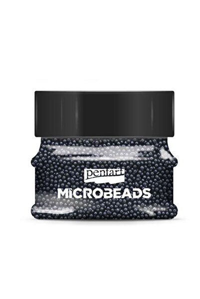 Pentart حبيبات زجاجية صغيرة سوداء 40 جرام
