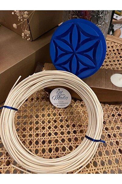 Mady Aksesuar Tijă de bambus naturală din miez de ratan 2 mm 100 gr și ratan ...