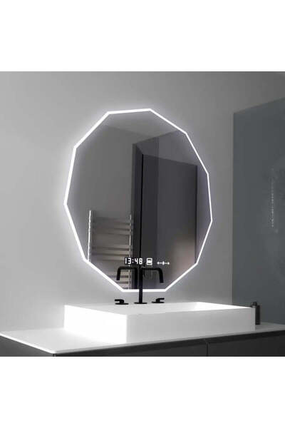 Alista Home Oglinda LED Poligon, 70 cm, Judith Senzor MotionGlow Marcello