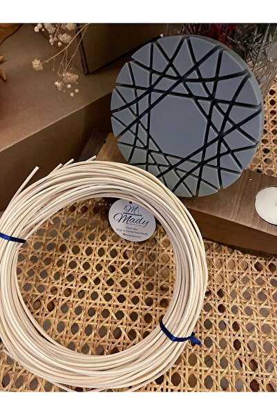 Mady Aksesuar Tijă de bambus naturală din miez de ratan 2 mm 100 gr și ratan ...