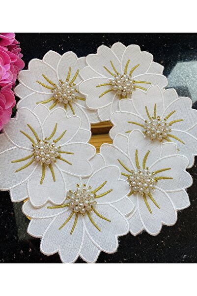 ELÇİÇEK HOME Sunum Peçete,Kokteyl Peçete,Kahve Yanı Sunum Peçete 6 Adet