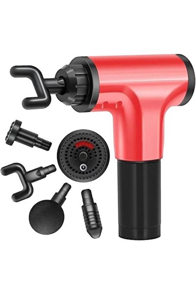 ALC Aparat de masaj profesional cu 4 capete interschimbabile, 6 niveluri de i...