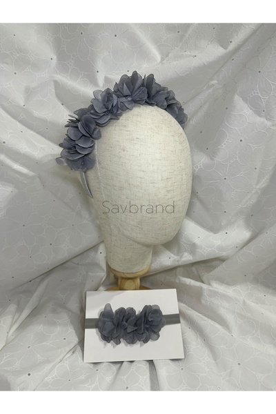 SavBrand Trendy Mother Daughter Hair Accessory Set - Baby Headband + Women's Crown