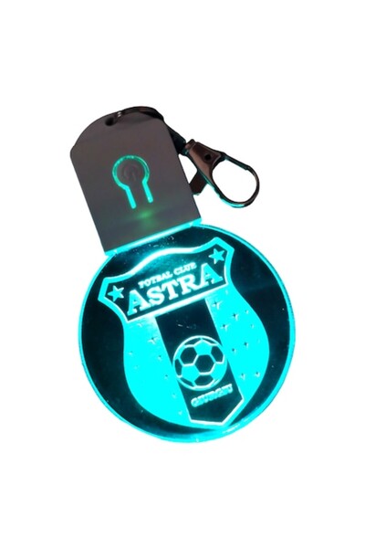 T&M Personalizare Breloc LED Acrilic Astra Giurgiu FC, Multicolor