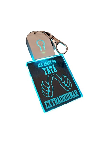 T&M Personalizare Breloc LED din acril - Așa arată un tată extraordinar - cu ...
