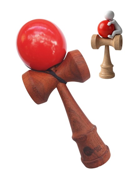 BV Kendama din lemn, minge de lemn + autocolant pentru telefon, 146KD
