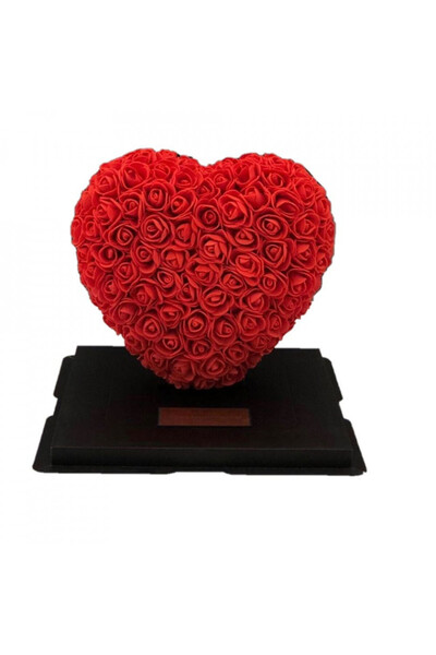 velve Ανθοσυνθέσεις σε σχήμα καρδιάς, με τριαντάφυλλα από αφρώδες υλικό, χειρ...