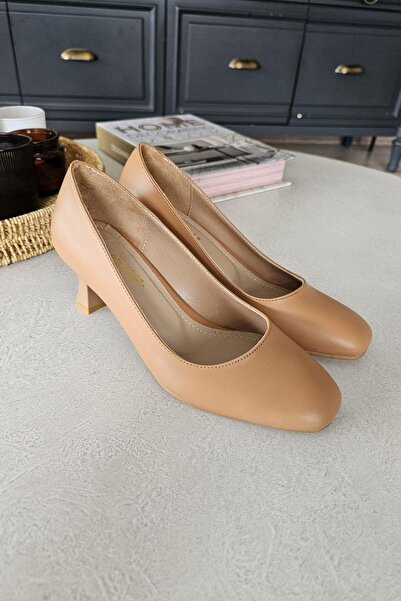 Topukla Footwear 10 1898 Topukla Kadın Kadeh Topuk Rahat Ayakkabı