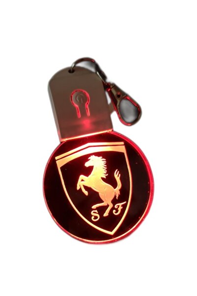 T&M Personalizare LED Keychain Acrylic Ferrari Scuderia, Multicolor