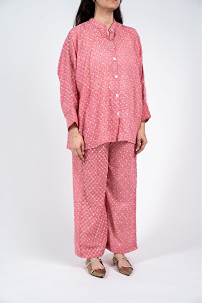 Sobia Gulzad Pink Floral Set