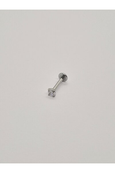 Set Stainless Steel (3 mm) Lip Labret Tragus Helix Piercing Earring (Bar Length: 8 mm)