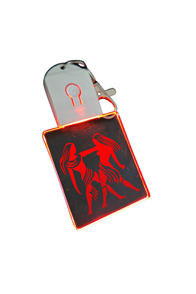 T&M Personalizare Breloc cu acril LED - Zodiac Gemeni-v1 Horoscop cu baterie,...