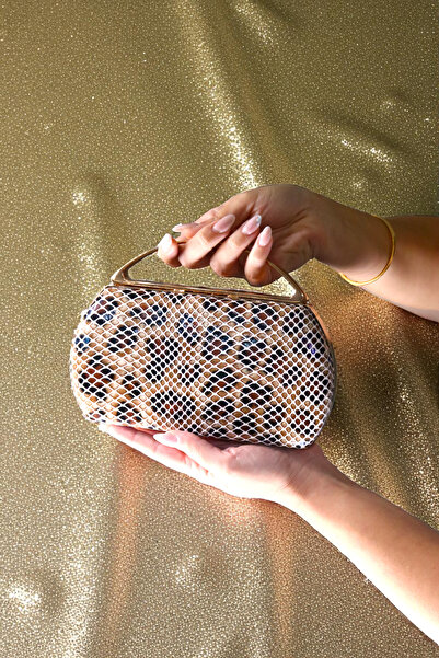 HFKY Γυναικεία τσάντα βραδινού φορέματος. Τσάντα συμπλέκτης.