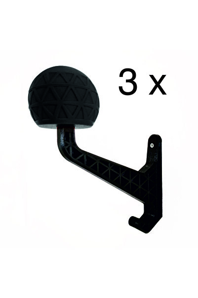 OEM Set de 3 suporti pentru casca de motocicleta XSTRUCT SF, cu compartiment ...