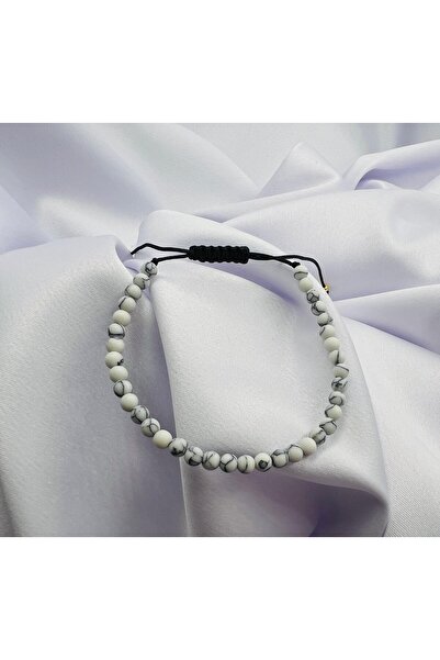 OEM Adjustable Cord Bracelet with Howlite
