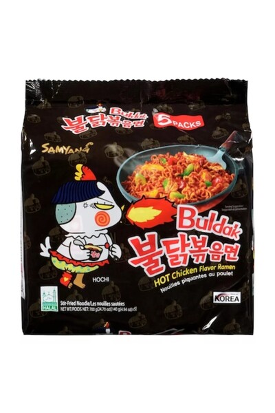 SAMYANG Supa instant Buldak Original pachet de 5 (5 x 140 g)