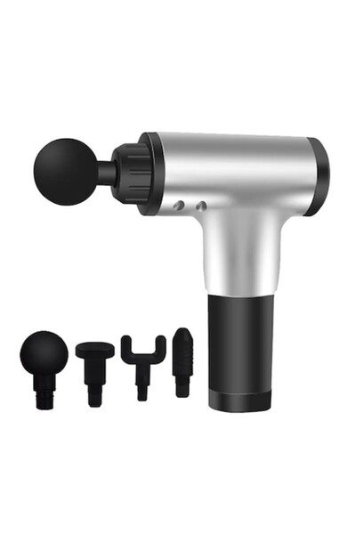 Bella Massage device , 4 heads, Black/Silver,