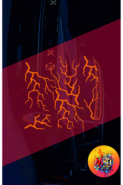 sticker شيمسك يلدريم 25×25 سم، رقائق معدنية مقطوعة بنمط عالمي شامل، طلاء هولو...